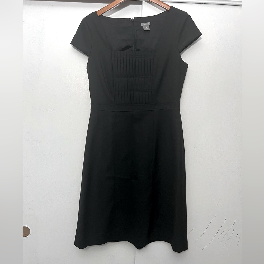 Solid Black size 8 fully lined dress